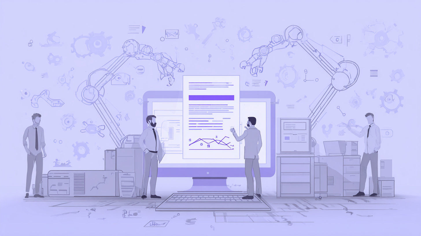 Pretty woman in work